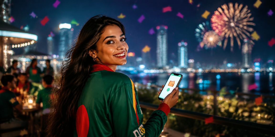 ঢাকায় ক্রিকেট বেটিং উপভোগ করছেন স্মার্টফোন হাতে একজন হাই রোলার